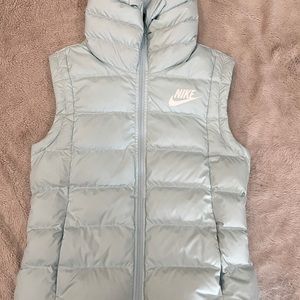 Rare Women’s Nike Vest• Baby Blue • Size Medium • High Neck • Double Zip